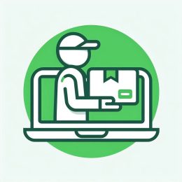 Забор товаров у продавца и доставка до клиента.